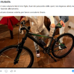 Bicicletta rubata a Umbertide